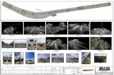 LiDAR topographic survey of BNSF rail corridor, Dallas, TX